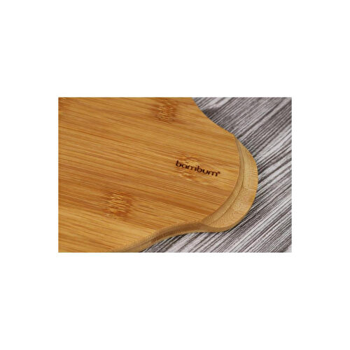 Bambum Pade - Yuvarlak Sahan 18 Cm Bambu Altlık