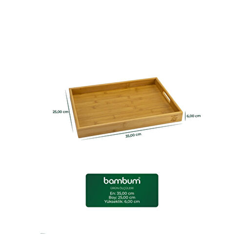 Bambum Lara - Bambu Desenli Tepsi Bambum Lara - Bambu Desenli Tepsi