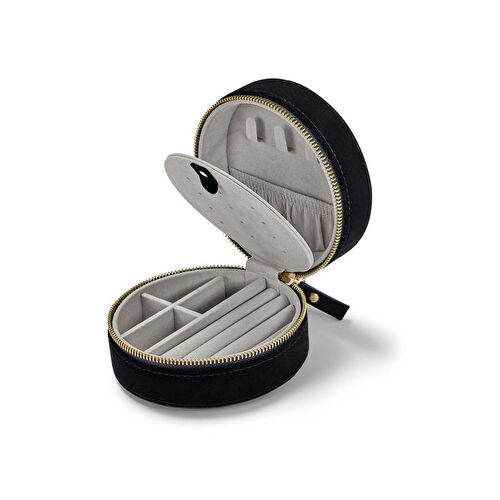 Tchibo Kadın Takı Kutusu, Kadife, Siyah