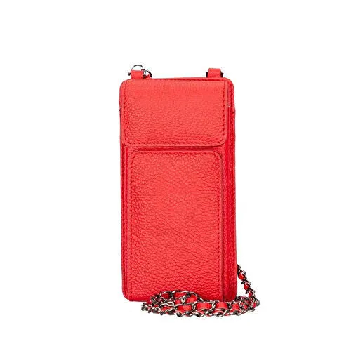 Bloominbag City Muse Deri Crimson Rouge Çapraz Askılı Telefon Cüzdan