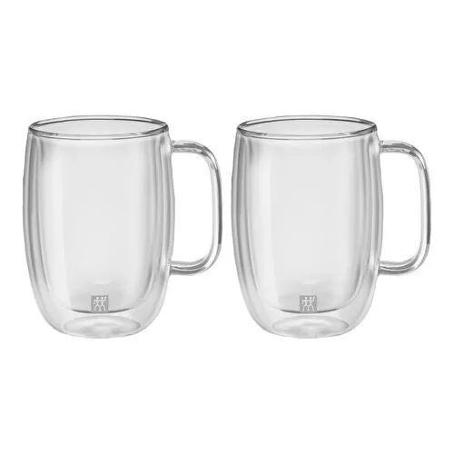 Zwilling Çift Camlı Kulplu 2'li Latte Macchiato Bardak Seti - 450 Ml