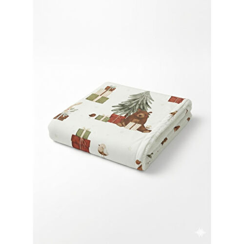 Itsy Bitsy Kids Snowy Bebek Battaniye, 100 X 150 Cm