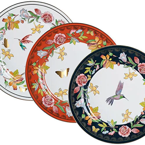 Lucky Art Evelyn Bone 27cm 6li Tabak Seti Lucky Art Evelyn Bone 27cm 6li Tabak Seti