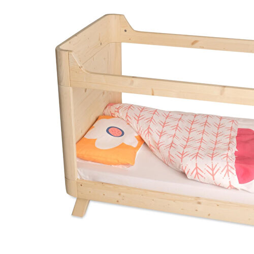 Itsy Bitsy Kids Big Flower Bebek Nevresim Seti, Sarı, 100x150cm