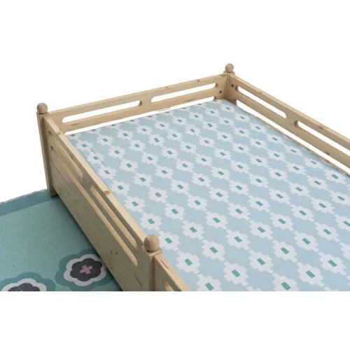 Itsy Bitsy Kids Sukha Pamuk Saten Mint Yeşili Çocuk Çarşaf Seti 90x190cm