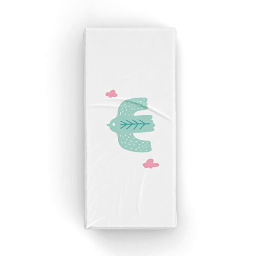 Itsy Bitsy Kids Bird Of Life Bebek Çarşaf Seti, Mint Yeşili, 80x140cm