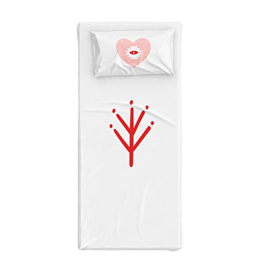 Itsy Bitsy Kids Rumiya Tek Kişilik Çarşaf Seti, Çok Renkli , 90x190cm