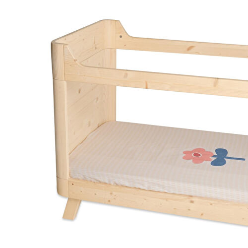 Itsy Bitsy Kids Amulet Pamuk Saten Sarı Bebek Çarşaf Seti 80x140cm