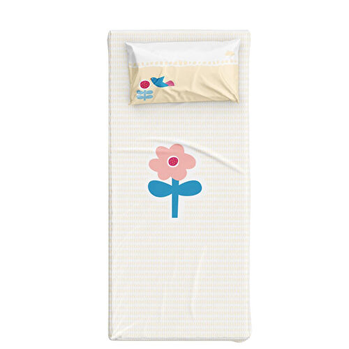 Itsy Bitsy Kids Amulet Bebek Çarşaf Seti, Sarı, 80x140cm