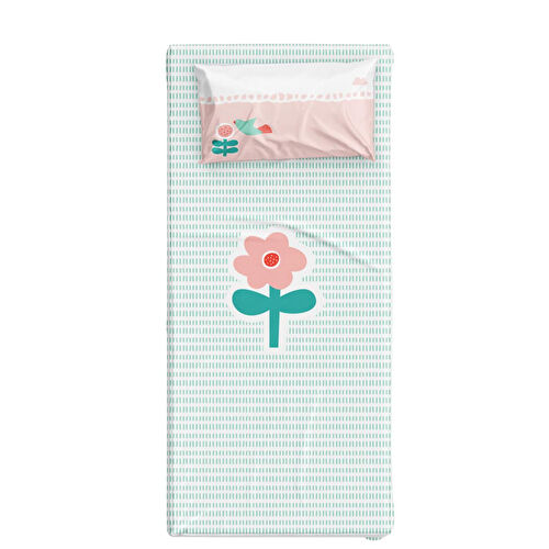 Itsy Bitsy Kids Amulet Tek Kişilik Çarşaf Seti, Pembe, 90x190cm