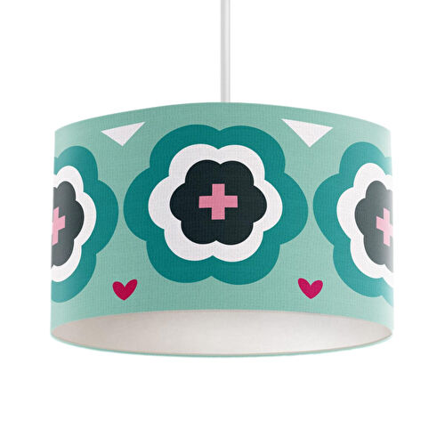 Itsy Bitsy Kids Sukha Tavan Aydınlatması, Mint Yeşili, 40cm