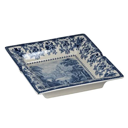 Lucky Art Florantine Kül Tablasi 18cm Mavi