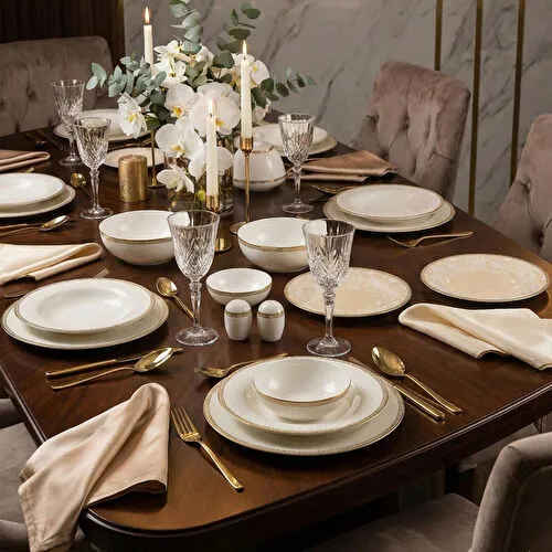 Royal Canterbury Milada Gold 55 Parça Yemek Takimi Royal Canterbury Milada Gold 55 Parça Yemek Takimi