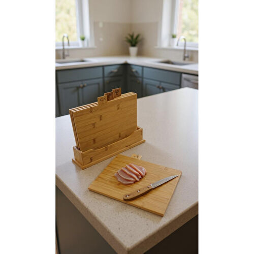 Bambum Tapenade 4 Parça Kesme Tahtası