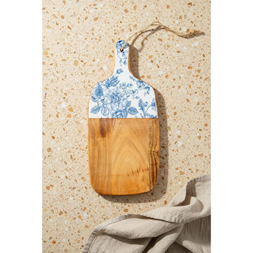 Bambum Gura Dikdörtgen Kesme Tahtası Gül