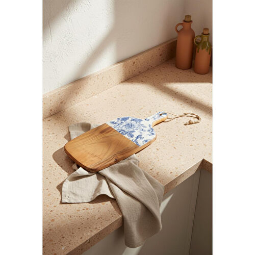 Bambum Gura Dikdörtgen Kesme Tahtası Gül