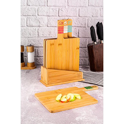 Bambum Tapenade Plus - 4'lü Kesme Tahtası