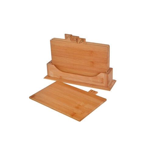 Bambum Tapanede Mini 4'lü Kesme Tahtası