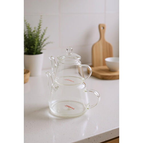 Bambum Kappi Cam Çaydanlık