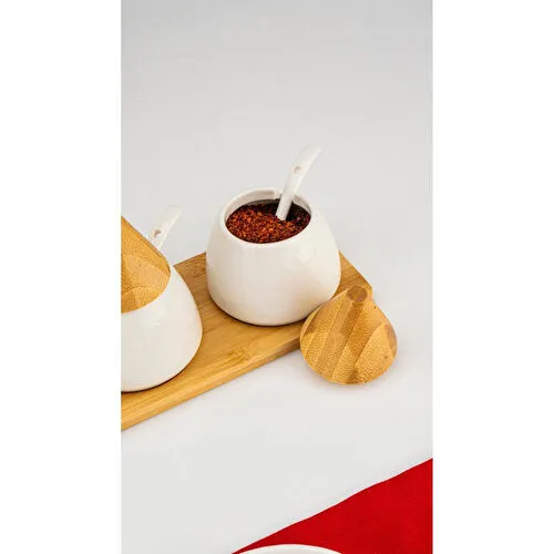 Bambum Zenith 3'lü Baharat Seti Kaşıklı