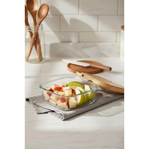 Bambum Patina Kilitli Cam Saklama Kabı 1100 Ml Bambum Patina Kilitli Cam Saklama Kabı 1100 Ml