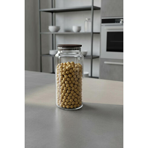 Bambum Nero Zone - Cam Saklama Kabı 1300ml Bambum Nero Zone - Cam Saklama Kabı 1300ml