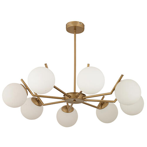 Apliqa Sara 8li Eskitme Boyalı Beyaz Camlı Modern Genç Odası Yemek Masası Üstü Salon Avize Apliqa Sara 8li Eskitme Boyalı Beyaz Camlı Modern Genç Odası Yemek Masası Üstü Salon Avize