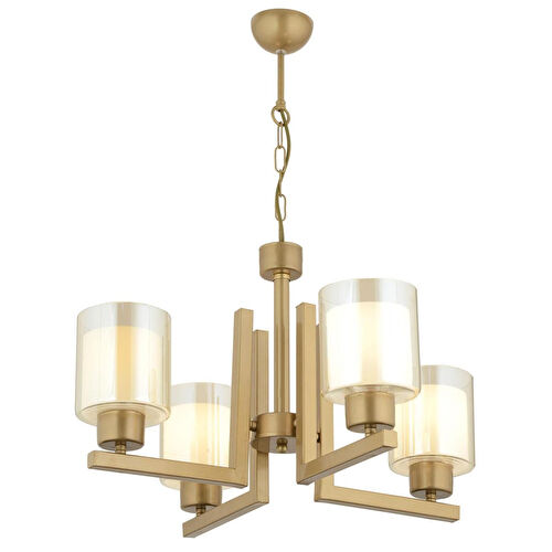 Apliqa Tisse 4 Lü Eskitme Boyalı Çift Camlı Modern Genç Odası Yatak Odası Salon Avize