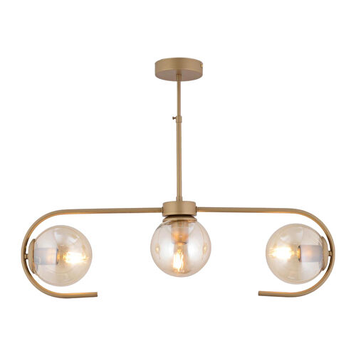 Apliqa Diaspor 3'lü Sıralı Eskitme Modern Sarkıt Genç Odası Yatak Odası Retro Salon Avize