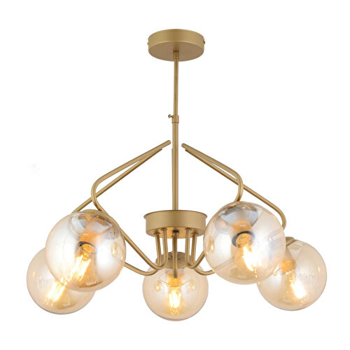 Apliqa Mildred 5'li Eskitme Modern Sarkıt Genç Odası Mutfak Yatak Odası Salon Sarkıt Avize