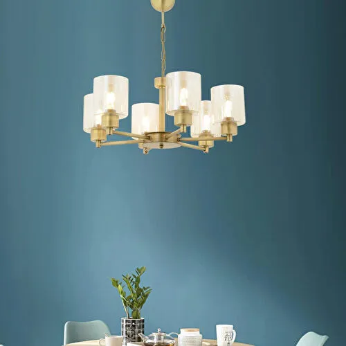 Apliqa Geneva 6 Lı Eskitme Modern Yatak Odası Salon Avize Apliqa Geneva 6 Lı Eskitme Modern Yatak Odası Salon Avize