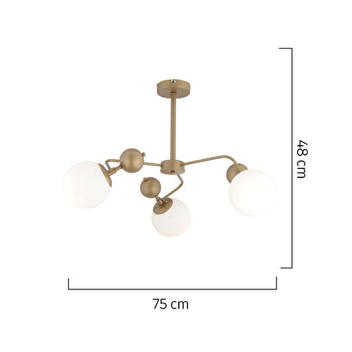 Apliqa Florit 3'lü Eskitme Beyaz Camlı Modern Mutfak Yatak Odası Salon Avize Apliqa Florit 3'lü Eskitme Beyaz Camlı Modern Mutfak Yatak Odası Salon Avize