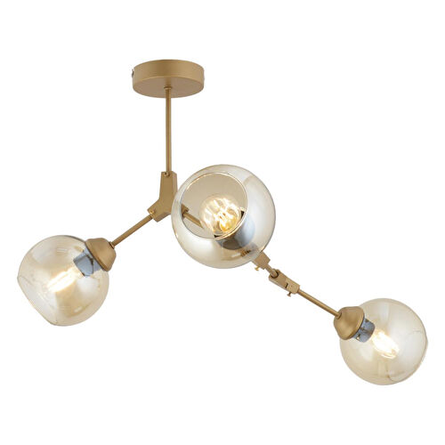 Apliqa Bürke 3lü Avi̇ze Eski̇tme Modern Koridor Yatak Odası Salon Avize