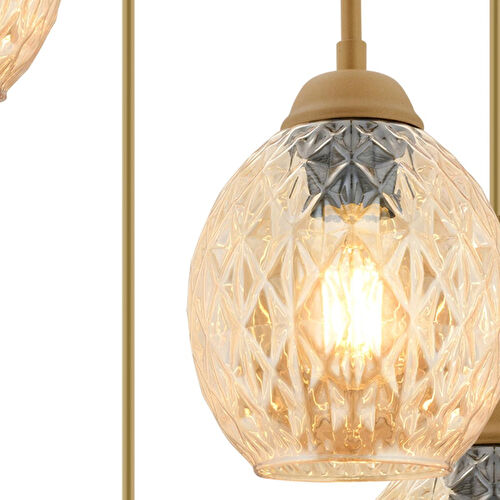 Apliqa Nino 5li Yuvarlak Eskitme Modern Sarkıt Oturma Odası Salon Sarkıt Avize