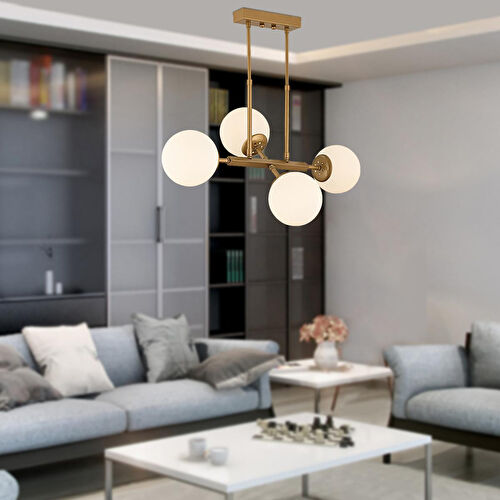 Apliqa Nazar 4lü Eskitme Modern Tasarım Yemek Odası, Yatak Odası Salon Avize