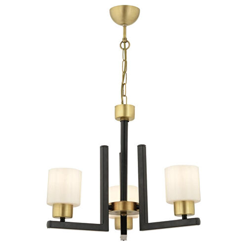 Apliqa Torqu 3 Lü Siyah Eskitme Modern Yatak Odası Mutfak Oturma Odası Salon Avize