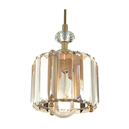 Apliqa Bonita Eskitme Tekli Sarkıt Kristalli Taşlı Modern Tasarım Kristal Salon Avize