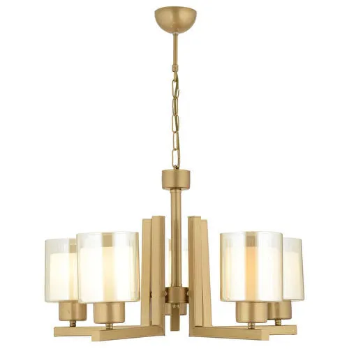 Apliqa Tisse 5 Li Eskitme Boyalı Çift Camlı Modern Genç Odası Yatak Odası Salon Avize