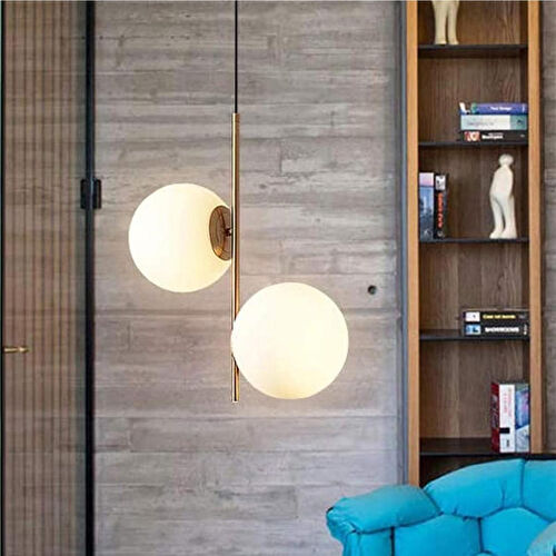 Apliqa Malibu 2 Li Eskitme Modern Genç Odası Mutfak Salon Avize