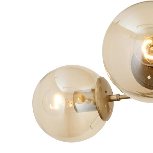 Apliqa Tanyer 6lı Eskitme Modern Sarkıt Yatak Odası Salon Avize