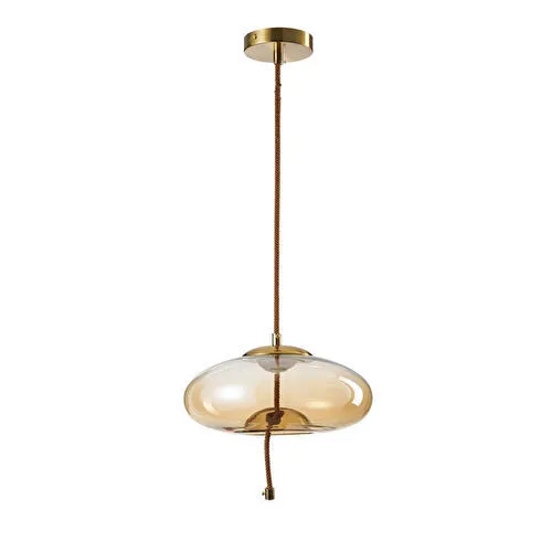 Apliqa Niora Tekli 5 Watt 3000k Eskitme Bal Camlı Led Sarkıt Avize