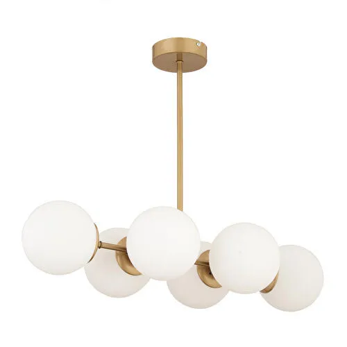 Apliqa Lema 6lı Eskitme Modern Yemek Masası Üstü Yatak Odası Salon Avize