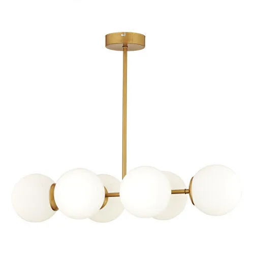 Apliqa Lema 6lı Eskitme Modern Yemek Masası Üstü Yatak Odası Salon Avize