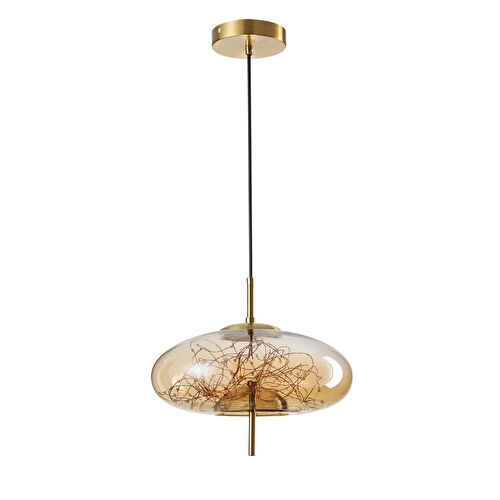 Apliqa Zuna 10 Watt 3000k Eskitme Bal Camlı Tekli Peri Led Sarkıt Avize Apliqa Zuna 10 Watt 3000k Eskitme Bal Camlı Tekli Peri Led Sarkıt Avize