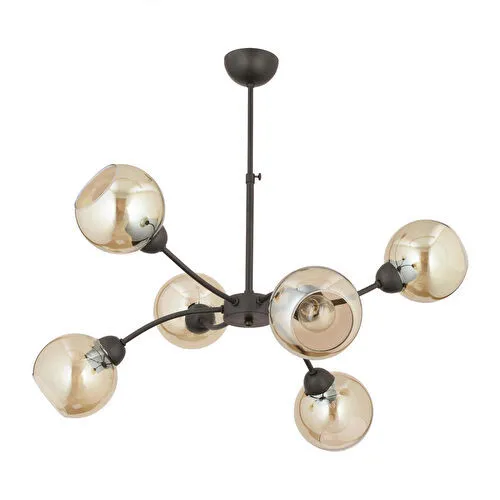 Apliqa Ecvet 6lı Siyah Modern Oturma Odası Yatak Odası Retro Salon Avize Apliqa Ecvet 6lı Siyah Modern Oturma Odası Yatak Odası Retro Salon Avize