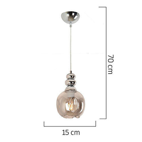 Apliqa Gaspar Tekli Krom Modern Sarkıt Mutfak Salon Sarkıt Avize Apliqa Gaspar Tekli Krom Modern Sarkıt Mutfak Salon Sarkıt Avize