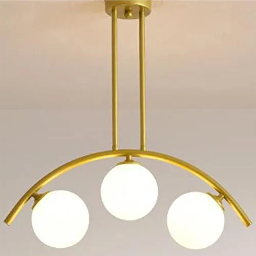 Apliqa Fralde 3 Lü Gold Modern Mutfak Cafe Restoran Için Uygun Retro Salon Avize