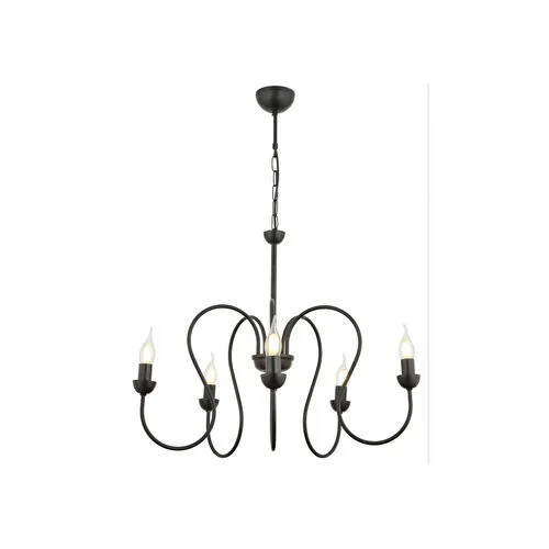 Apliqa Flor 5li Siyah Modern Yatak Odası Mutfak Salon Avize Apliqa Flor 5li Siyah Modern Yatak Odası Mutfak Salon Avize