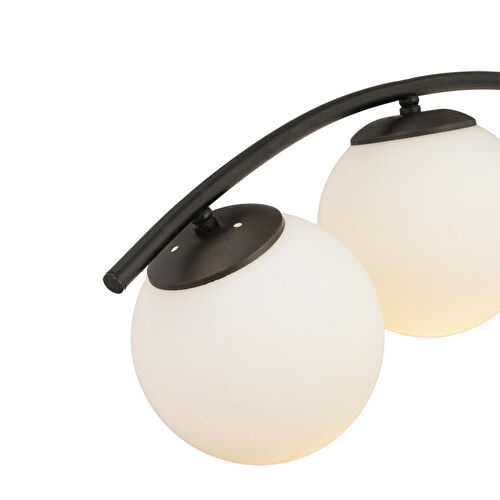 Apliqa Fralde 5li Siyah Modern Mutfak Cafe Restoran Için Uygun Retro Salon Avize