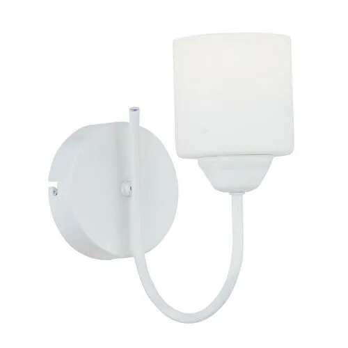 Apliqa Esila Beyaz Boyalı Duvar Lambası Yatak Odası-yatak Başı-banyo İçin Modern Aplik